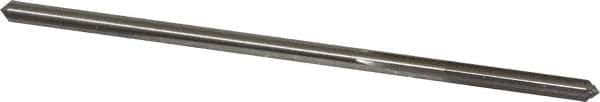 Made in USA - 0.174" High Speed Steel 6 Flute Chucking Reamer - Straight Flute, 0.1645" Straight Shank, 1-1/8" Flute Length, 4-1/2" OAL - Apex Tool & Supply