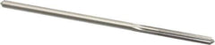 Made in USA - 0.1765" High Speed Steel 6 Flute Chucking Reamer - Straight Flute, 0.1645" Straight Shank, 1-1/8" Flute Length, 4-1/2" OAL - Apex Tool & Supply