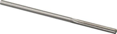 Made in USA - 0.1835" High Speed Steel 6 Flute Chucking Reamer - Straight Flute, 0.1755" Straight Shank, 1-1/8" Flute Length, 4-1/2" OAL - Apex Tool & Supply
