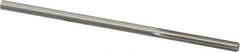 Made in USA - 0.186" High Speed Steel 6 Flute Chucking Reamer - Straight Flute, 0.1805" Straight Shank, 1-1/8" Flute Length, 4-1/2" OAL - Apex Tool & Supply