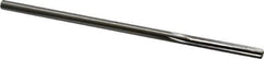 Made in USA - 0.192" High Speed Steel 6 Flute Chucking Reamer - Straight Flute, 0.186" Straight Shank, 1-1/4" Flute Length, 5" OAL - Apex Tool & Supply