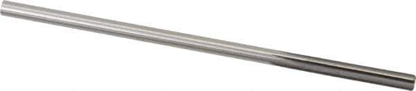 Made in USA - 0.194" High Speed Steel 6 Flute Chucking Reamer - Straight Flute, 0.186" Straight Shank, 1-1/4" Flute Length, 5" OAL - Apex Tool & Supply
