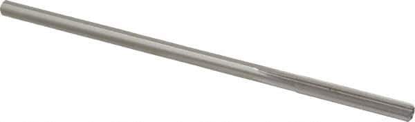 Made in USA - 0.1975" High Speed Steel 6 Flute Chucking Reamer - Straight Flute, 0.1895" Straight Shank, 1-1/4" Flute Length, 5" OAL - Apex Tool & Supply