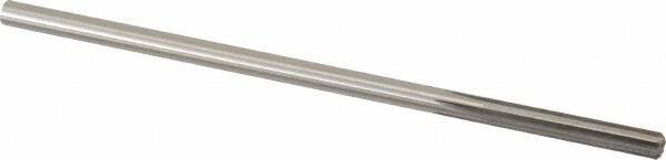 Made in USA - 0.1995" High Speed Steel 6 Flute Chucking Reamer - Straight Flute, 0.1895" Straight Shank, 1-1/4" Flute Length, 5" OAL - Apex Tool & Supply