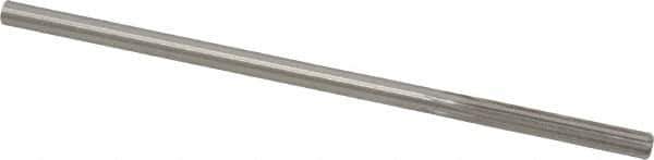 Made in USA - 0.2" High Speed Steel 6 Flute Chucking Reamer - Straight Flute, 0.1895" Straight Shank, 1-1/4" Flute Length, 5" OAL - Apex Tool & Supply