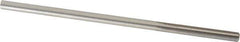 Made in USA - 0.2015" High Speed Steel 6 Flute Chucking Reamer - Straight Flute, 0.1945" Straight Shank, 1-1/4" Flute Length, 5" OAL - Apex Tool & Supply