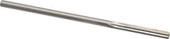 Made in USA - 0.207" High Speed Steel 6 Flute Chucking Reamer - Straight Flute, 0.2016" Straight Shank, 1-1/4" Flute Length, 5" OAL - Apex Tool & Supply