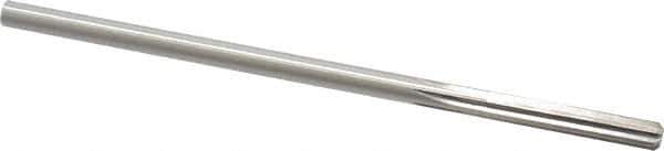 Made in USA - 0.2135" High Speed Steel 6 Flute Chucking Reamer - Straight Flute, 0.2075" Straight Shank, 1-1/4" Flute Length, 5" OAL - Apex Tool & Supply