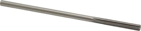 Made in USA - 0.215" High Speed Steel 6 Flute Chucking Reamer - Straight Flute, 0.2075" Straight Shank, 1-1/4" Flute Length, 5" OAL - Apex Tool & Supply