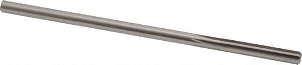 Made in USA - 0.2175" High Speed Steel 6 Flute Chucking Reamer - Straight Flute, 0.2075" Straight Shank, 1-1/4" Flute Length, 5" OAL - Apex Tool & Supply