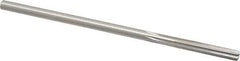 Made in USA - 7/32" High Speed Steel 6 Flute Chucking Reamer - Straight Flute, 0.2075" Straight Shank, 1-1/4" Flute Length, 5" OAL - Apex Tool & Supply