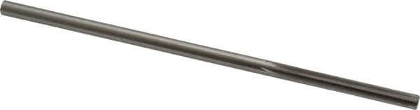 Made in USA - 7/32" High Speed Steel 6 Flute Chucking Reamer - Straight Flute, 0.2075" Straight Shank, 1-1/4" Flute Length, 5" OAL - Apex Tool & Supply