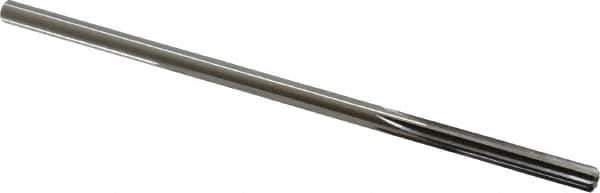 Made in USA - 0.2305" High Speed Steel 6 Flute Chucking Reamer - Straight Flute, 0.2173" Straight Shank, 1-1/2" Flute Length, 6" OAL - Apex Tool & Supply