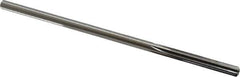 Made in USA - 0.2305" High Speed Steel 6 Flute Chucking Reamer - Straight Flute, 0.2173" Straight Shank, 1-1/2" Flute Length, 6" OAL - Apex Tool & Supply