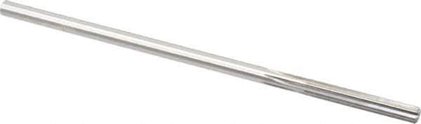Made in USA - 0.2335" High Speed Steel 6 Flute Chucking Reamer - Straight Flute, 0.2173" Straight Shank, 1-1/2" Flute Length, 6" OAL - Apex Tool & Supply