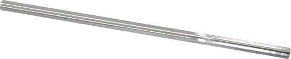 Made in USA - 0.2345" High Speed Steel 6 Flute Chucking Reamer - Straight Flute, 0.2265" Straight Shank, 1-1/2" Flute Length, 6" OAL - Apex Tool & Supply