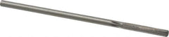 Made in USA - 0.241" High Speed Steel 6 Flute Chucking Reamer - Straight Flute, 0.2329" Straight Shank, 1-1/2" Flute Length, 6" OAL - Apex Tool & Supply