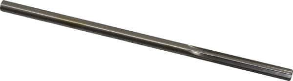 Made in USA - 0.2445" High Speed Steel 6 Flute Chucking Reamer - Straight Flute, 0.2329" Straight Shank, 1-1/2" Flute Length, 6" OAL - Apex Tool & Supply