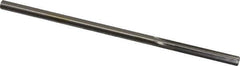 Made in USA - 0.2445" High Speed Steel 6 Flute Chucking Reamer - Straight Flute, 0.2329" Straight Shank, 1-1/2" Flute Length, 6" OAL - Apex Tool & Supply