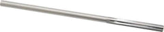 Made in USA - 0.247" High Speed Steel 6 Flute Chucking Reamer - Straight Flute, 0.2405" Straight Shank, 1-1/2" Flute Length, 6" OAL - Apex Tool & Supply