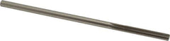 Made in USA - 0.2535" High Speed Steel 6 Flute Chucking Reamer - Straight Flute, 0.2405" Straight Shank, 1-1/2" Flute Length, 6" OAL - Apex Tool & Supply
