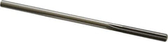 Made in USA - 0.256" High Speed Steel 6 Flute Chucking Reamer - Straight Flute, 0.2405" Straight Shank, 1-1/2" Flute Length, 6" OAL - Apex Tool & Supply
