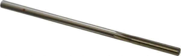 Made in USA - 0.258" High Speed Steel 6 Flute Chucking Reamer - Straight Flute, 1/4" Straight Shank, 1-1/2" Flute Length, 6" OAL - Apex Tool & Supply