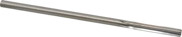 Made in USA - 0.264" High Speed Steel 6 Flute Chucking Reamer - Straight Flute, 1/4" Straight Shank, 1-1/2" Flute Length, 6" OAL - Apex Tool & Supply