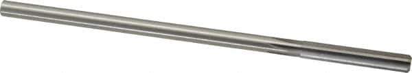 Made in USA - 0.269" High Speed Steel 6 Flute Chucking Reamer - Straight Flute, 1/4" Straight Shank, 1-1/2" Flute Length, 6" OAL - Apex Tool & Supply
