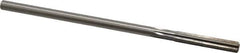 Made in USA - 0.2695" High Speed Steel 6 Flute Chucking Reamer - Straight Flute, 1/4" Straight Shank, 1-1/2" Flute Length, 6" OAL - Apex Tool & Supply