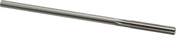 Made in USA - 0.271" High Speed Steel 6 Flute Chucking Reamer - Straight Flute, 1/4" Straight Shank, 1-1/2" Flute Length, 6" OAL - Apex Tool & Supply