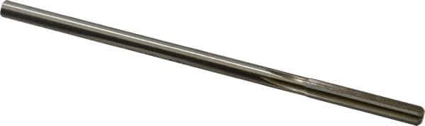 Made in USA - 0.2735" High Speed Steel 6 Flute Chucking Reamer - Straight Flute, 1/4" Straight Shank, 1-1/2" Flute Length, 6" OAL - Apex Tool & Supply
