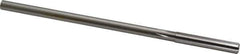 Made in USA - 0.275" High Speed Steel 6 Flute Chucking Reamer - Straight Flute, 1/4" Straight Shank, 1-1/2" Flute Length, 6" OAL - Apex Tool & Supply