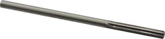 Made in USA - 0.283" High Speed Steel 6 Flute Chucking Reamer - Straight Flute, 1/4" Straight Shank, 1-1/2" Flute Length, 6" OAL - Apex Tool & Supply
