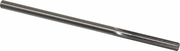 Made in USA - 0.285" High Speed Steel 6 Flute Chucking Reamer - Straight Flute, 1/4" Straight Shank, 1-1/2" Flute Length, 6" OAL - Apex Tool & Supply