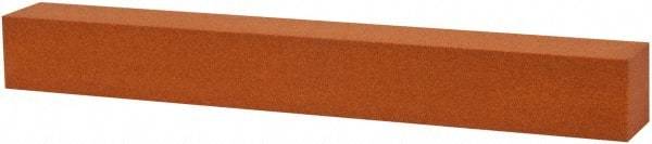 Norton - 6" Long x 3/4" Wide x 3/4" Thick, Aluminum Oxide Sharpening Stone - Square, Fine Grade - Apex Tool & Supply