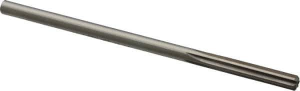 Made in USA - 0.288" High Speed Steel 6 Flute Chucking Reamer - Straight Flute, 1/4" Straight Shank, 1-1/2" Flute Length, 6" OAL - Apex Tool & Supply