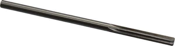 Made in USA - 0.289" High Speed Steel 6 Flute Chucking Reamer - Straight Flute, 1/4" Straight Shank, 1-1/2" Flute Length, 6" OAL - Apex Tool & Supply