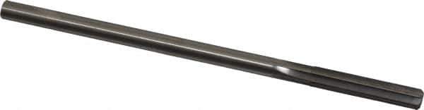 Made in USA - 0.296" High Speed Steel 6 Flute Chucking Reamer - Straight Flute, 0.2792" Straight Shank, 1-1/2" Flute Length, 6" OAL - Apex Tool & Supply