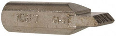 Norton - 1E-F, 7/16" Shank Diam Multi-Point Diamond Dresser - 3/8" Long x 5/16" Thick Head - Apex Tool & Supply