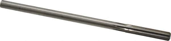 Made in USA - 0.3015" High Speed Steel 6 Flute Chucking Reamer - Straight Flute, 0.2792" Straight Shank, 1-1/2" Flute Length, 6" OAL - Apex Tool & Supply