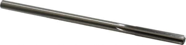 Made in USA - 0.3065" High Speed Steel 6 Flute Chucking Reamer - Straight Flute, 0.2792" Straight Shank, 1-1/2" Flute Length, 6" OAL - Apex Tool & Supply