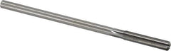 Made in USA - 0.309" High Speed Steel 6 Flute Chucking Reamer - Straight Flute, 0.2792" Straight Shank, 1-1/2" Flute Length, 6" OAL - Apex Tool & Supply