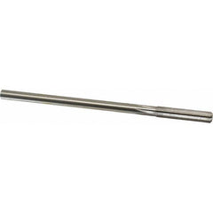 Made in USA - 0.317" High Speed Steel 6 Flute Chucking Reamer - Apex Tool & Supply