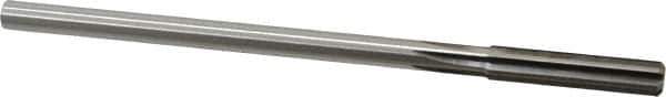 Made in USA - 0.32" High Speed Steel 6 Flute Chucking Reamer - Straight Flute, 0.2792" Straight Shank, 1-1/2" Flute Length, 6" OAL - Apex Tool & Supply