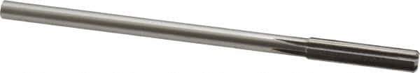 Made in USA - 0.322" High Speed Steel 6 Flute Chucking Reamer - Straight Flute, 0.2792" Straight Shank, 1-1/2" Flute Length, 6" OAL - Apex Tool & Supply