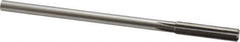 Made in USA - 0.322" High Speed Steel 6 Flute Chucking Reamer - Straight Flute, 0.2792" Straight Shank, 1-1/2" Flute Length, 6" OAL - Apex Tool & Supply