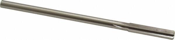 Made in USA - 0.326" High Speed Steel 6 Flute Chucking Reamer - Straight Flute, 0.2792" Straight Shank, 1-1/2" Flute Length, 6" OAL - Apex Tool & Supply