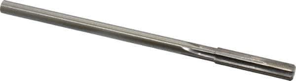 Made in USA - 0.336" High Speed Steel 6 Flute Chucking Reamer - Straight Flute, 0.2792" Straight Shank, 1-1/2" Flute Length, 6" OAL - Apex Tool & Supply