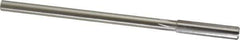 Made in USA - 0.34" High Speed Steel 6 Flute Chucking Reamer - Straight Flute, 0.2792" Straight Shank, 1-1/2" Flute Length, 6" OAL - Apex Tool & Supply